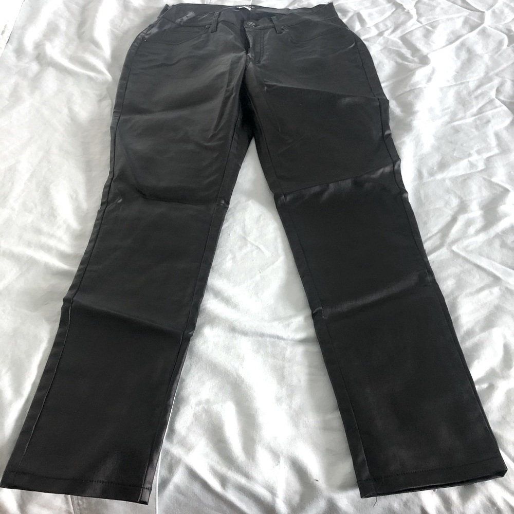New Black Pleather Pants